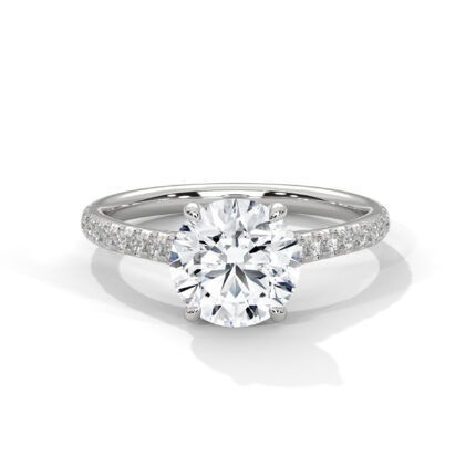 The Angelix Round Solitaire ring