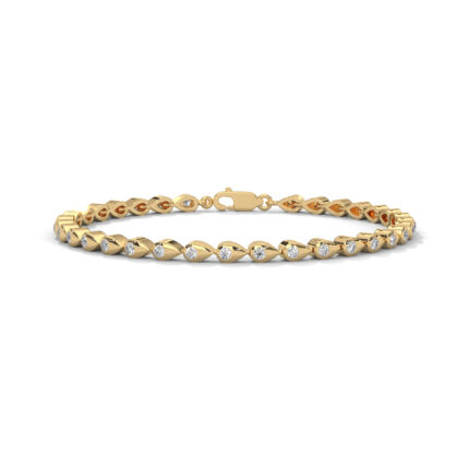 Pear Round Designer Bracelet