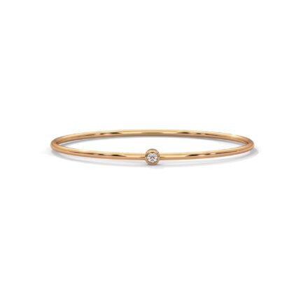 Unique Round Diamond Bangle