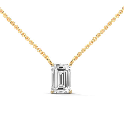 The Classic Radiant solitaire Necklace