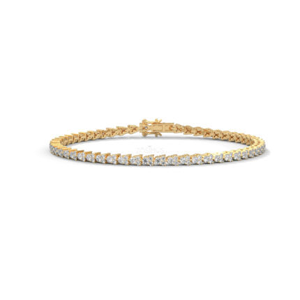 Sparkle Round Diamond Tennis Bracelet