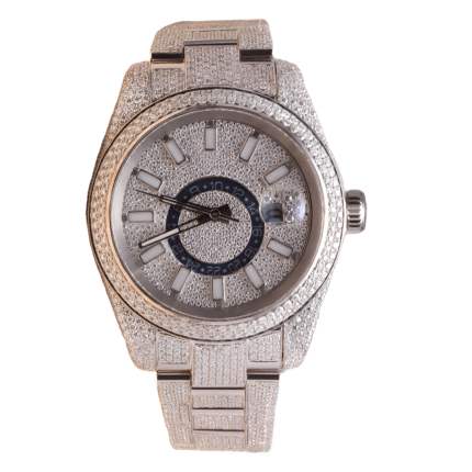 Luxury Moissanite Diamond Hip Hop VVS Iced Out Custom Men Watch for Men Gift