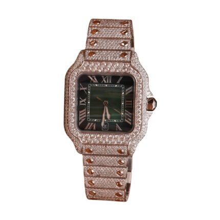 New Luxury Fashion Statement Fine Jewelry Moissanite Diamond Studded Iced Out Watches for Men's at Best Prices